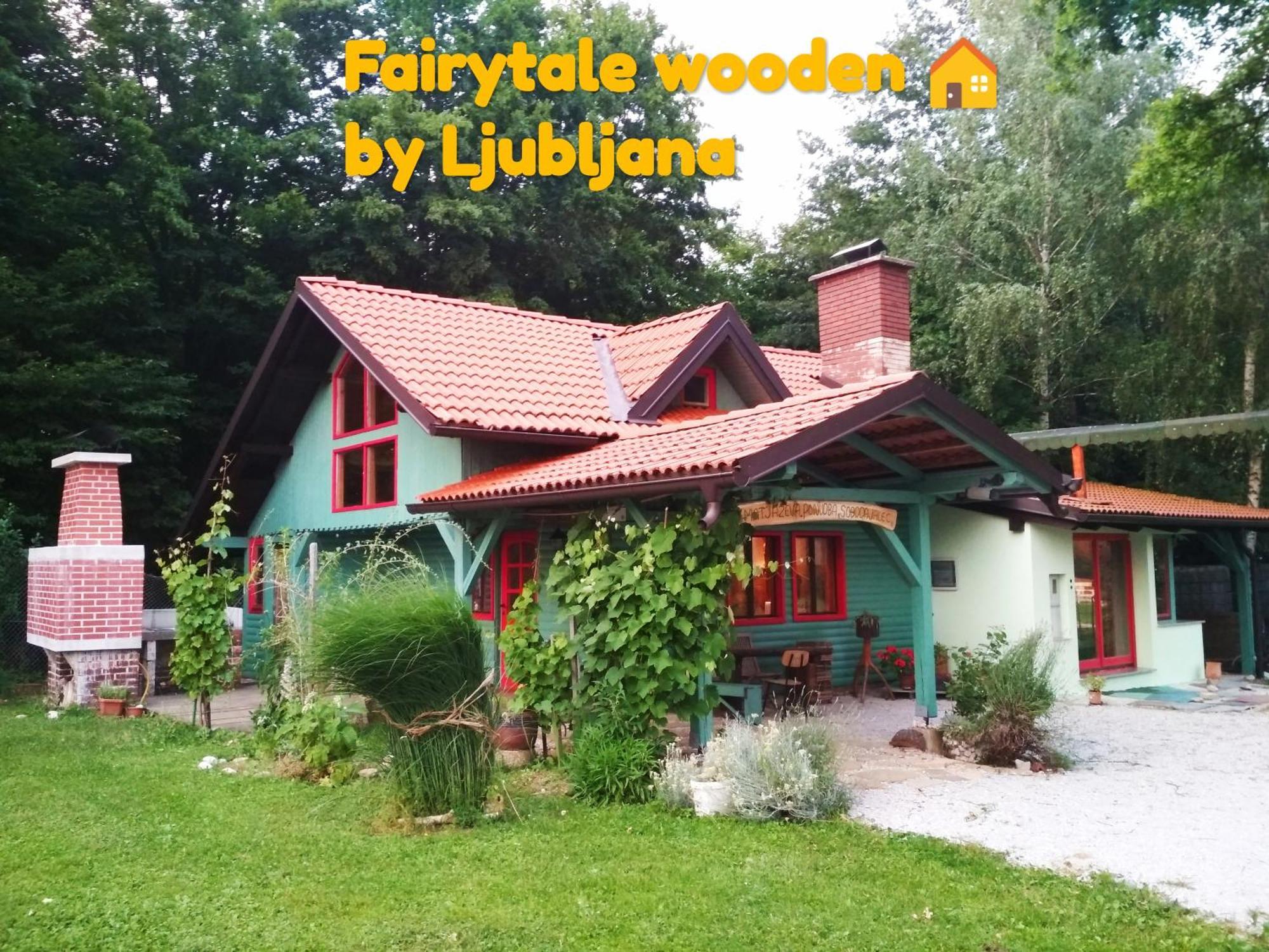 Fairytale Wooden House By Ljubljana Villa Grosuplje Exterior photo